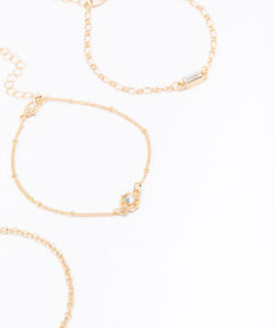 Mixed Stone Bracelet 3-Pack