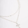 Chunky Cross Layered Necklace