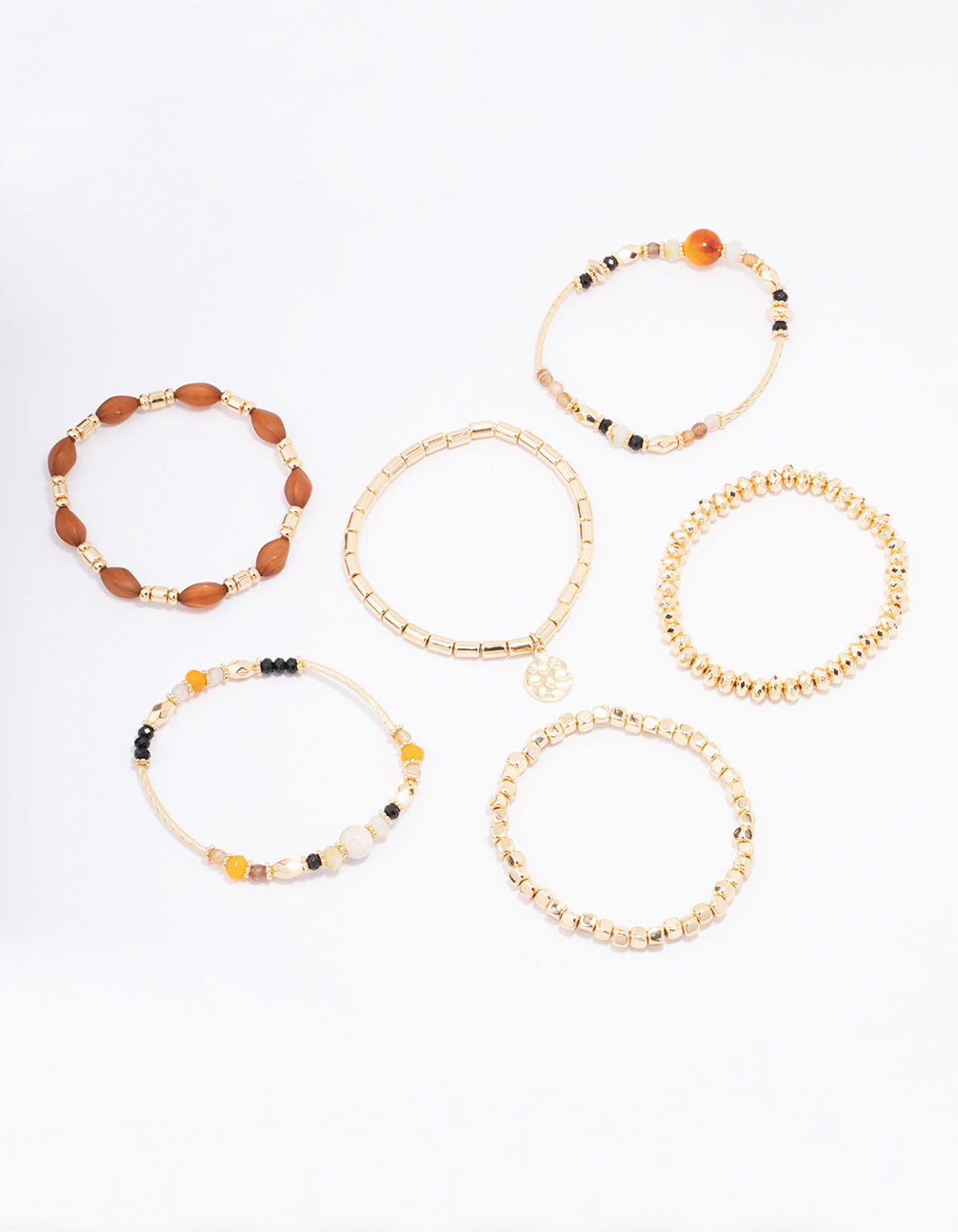 Evil Eye Beaded Bracelet 6-Pack