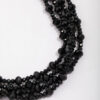 Black Beaded Layered Necklace