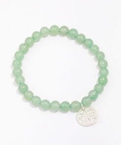 Green Aventurine Evil Eye Charm Bracelet
