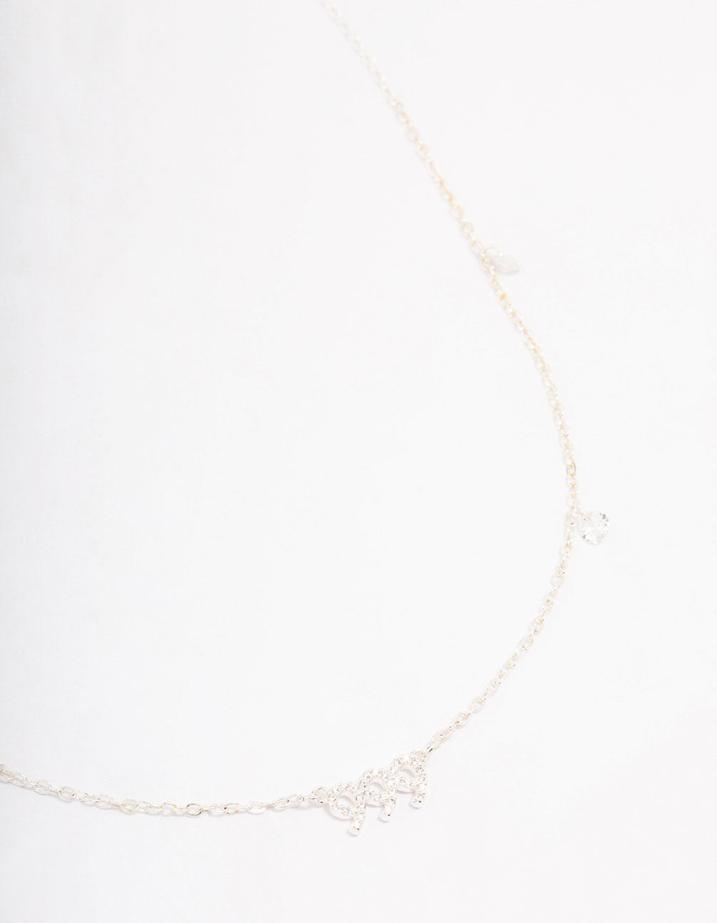 Angel Number Cubic Zirconia Chain Necklace