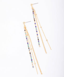 Trio Chain Drop Earrings