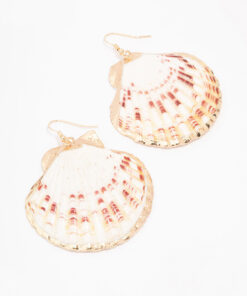 Statement Shell Drop Earrings
