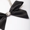Fabric Bow Choker Necklace