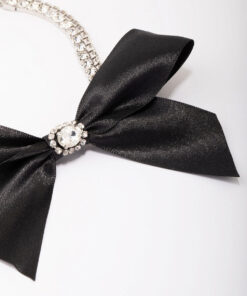 Fabric Bow Choker Necklace