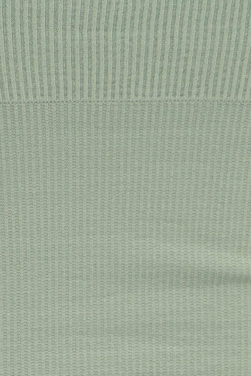 Green Crop Singlet Top Seamless - Image 6