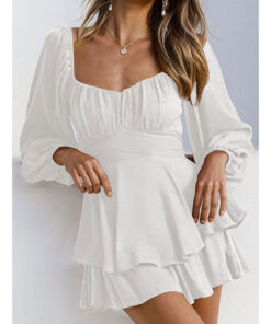 Women Boho Romper Ruffle Chiffon Shorts Jumpsuit