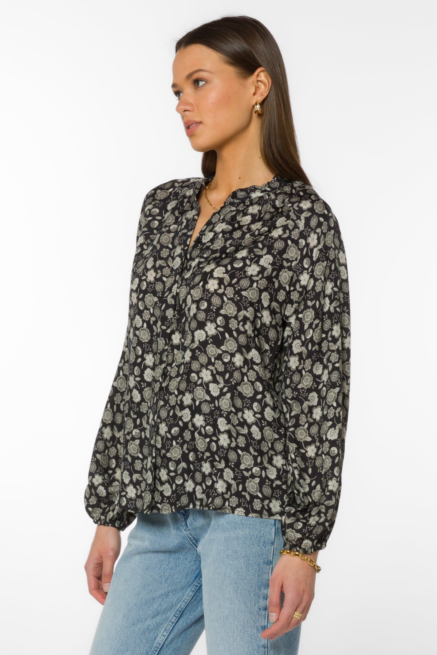 Black Floral Shirt - Image 4